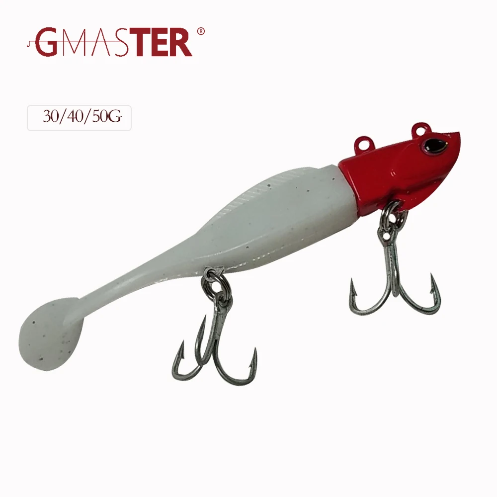GMASTER рыболовная головка для джиггинга 30 г/40 г/50 джиг головной крючок с мягкой