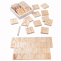 preschool education letter graphics double sided groove board educational toys letter graphics track copy learning writing board