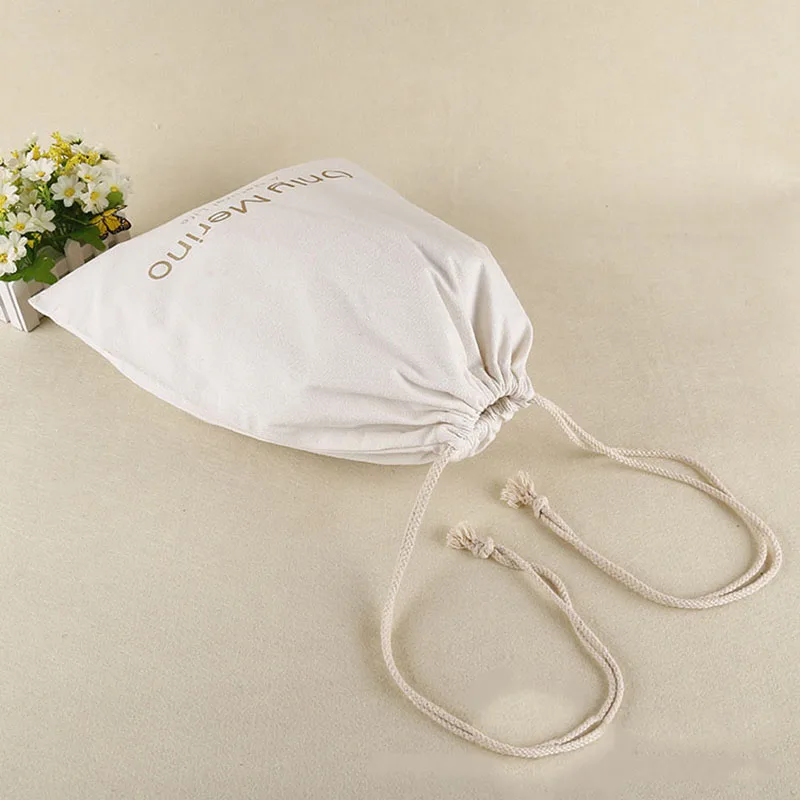 50 шт. сумочки для ювелирных изделий из натурального хлопка