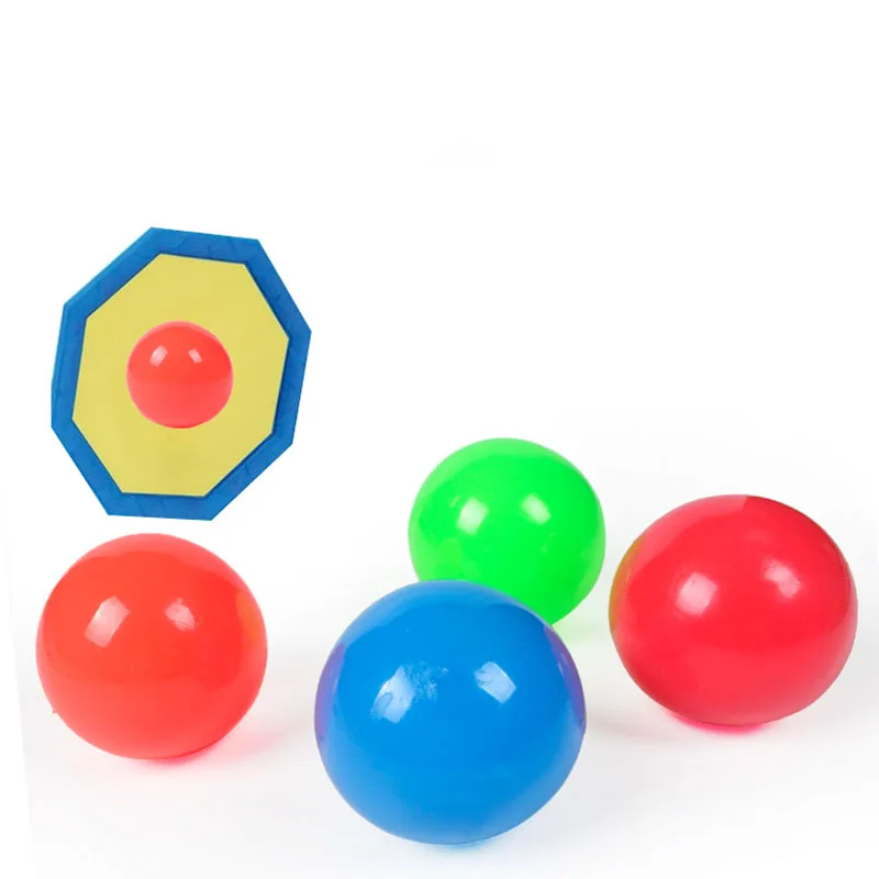 

Dropshipping Kids Toys Stick Wall Ball Decompression Sticky Squash Ball Suction Decompression Wholesale Toy
