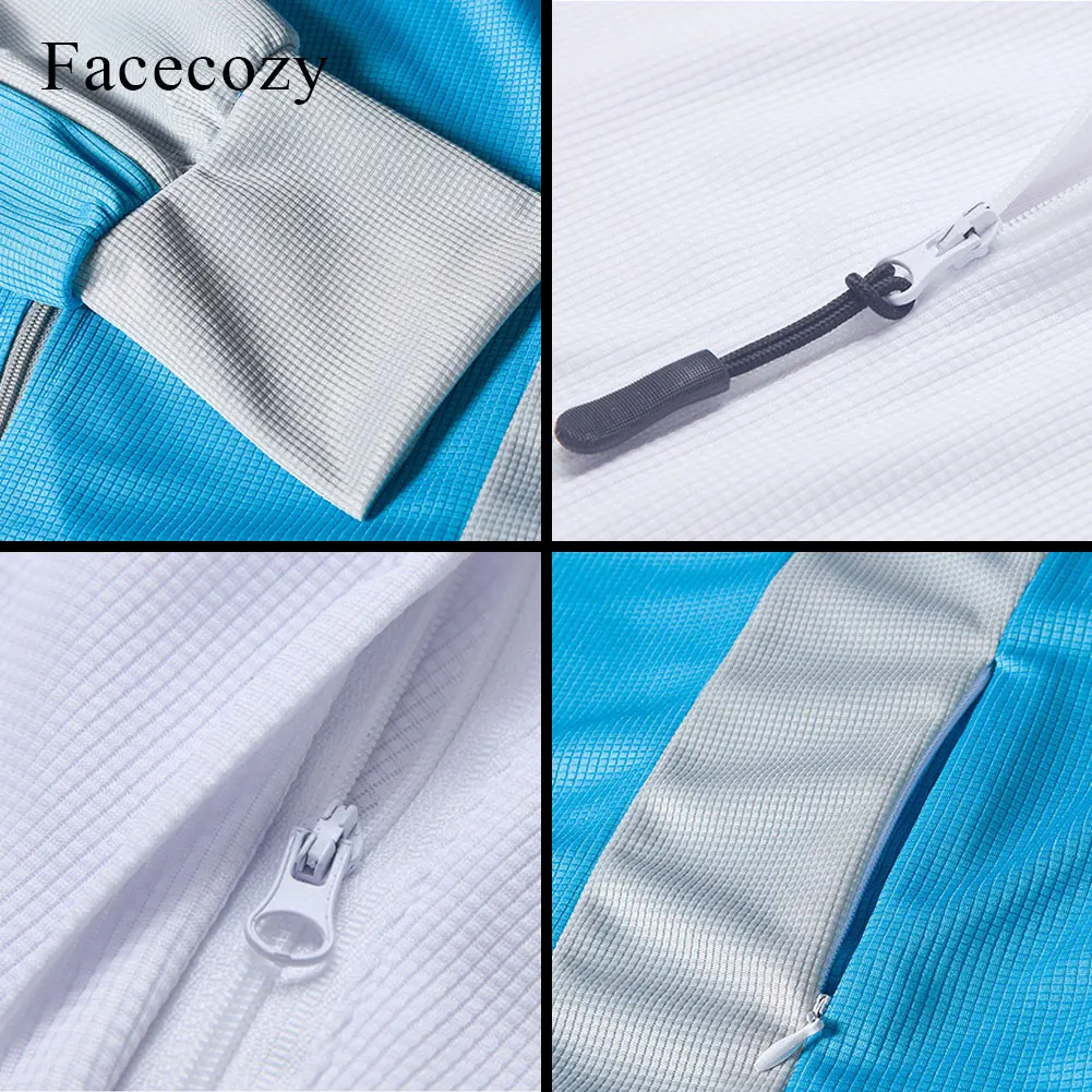 Мужская Солнцезащитная рыболовная куртка Facecozy дышащие куртки с капюшоном летние