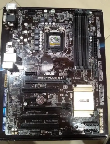 

Desktop Motherboard Asus B150-PLUS D3 B150 LGA 1151 For Core i7 i5 i3 DDR3 64G USB3.0 Used Mainboard