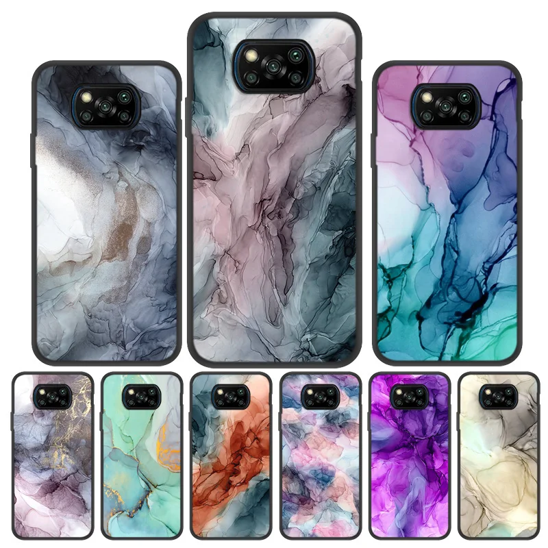 

Redmi Note 10 Pro Case Silicon Marble Painted Phone Fundas For Xiaomi Redmi Note 9 8 Pro 7 9s 9A 9C 8T Poco X3 NFC M3 F3 Covers