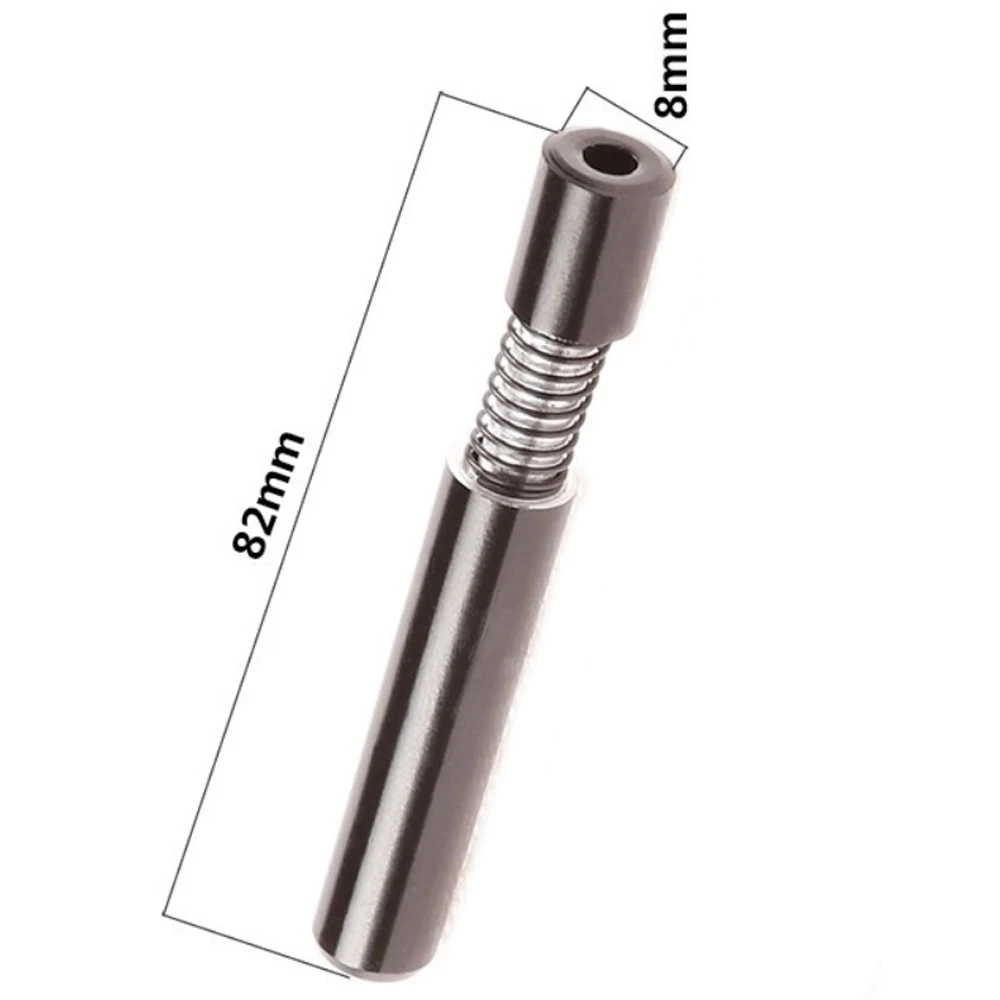 100 шт. металлическая трубка для курения с пружинной головкой длиной 82 мм|Трубки и