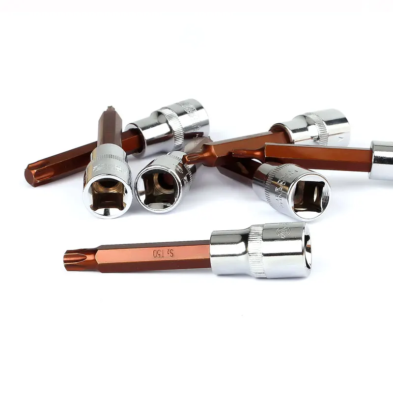 1/2 Torx Бит гнездо 1 шт. S2 биты адаптер для крутящий гаечный ключ с трещоткой торцевой гаечный ключ T20 T25 T27 T30 T40 T50 T55