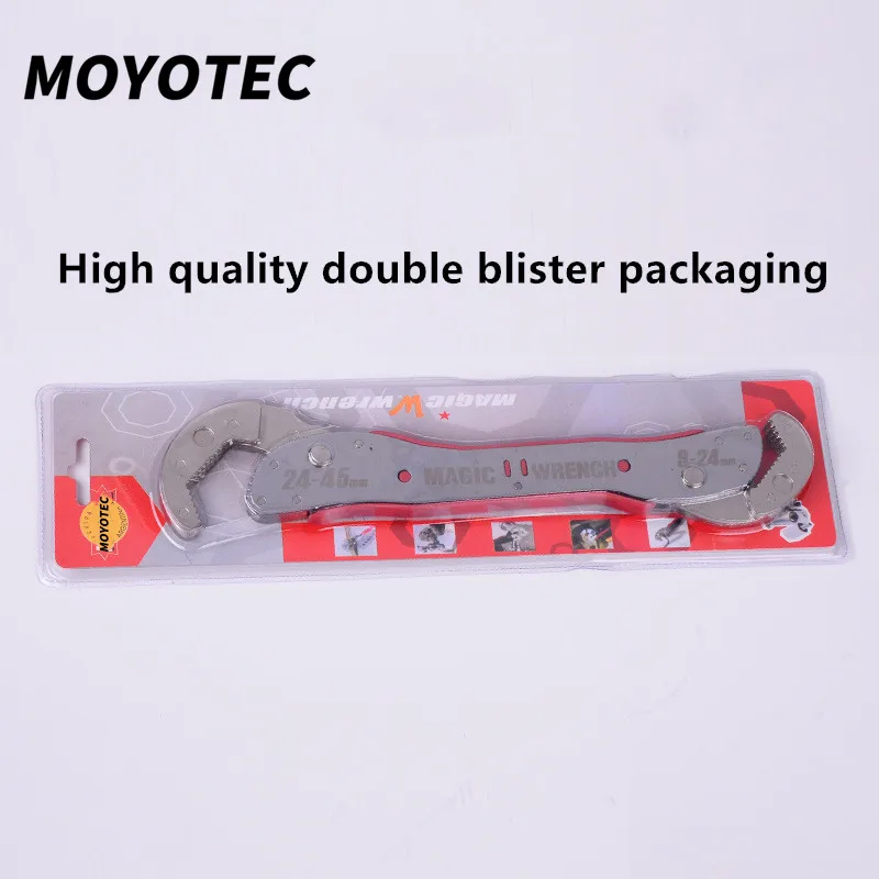 

MOYOTEC Double Head Magic Wrench Universal Adjustable Key Multi Function Pipe Torque Spanner Hand Tool