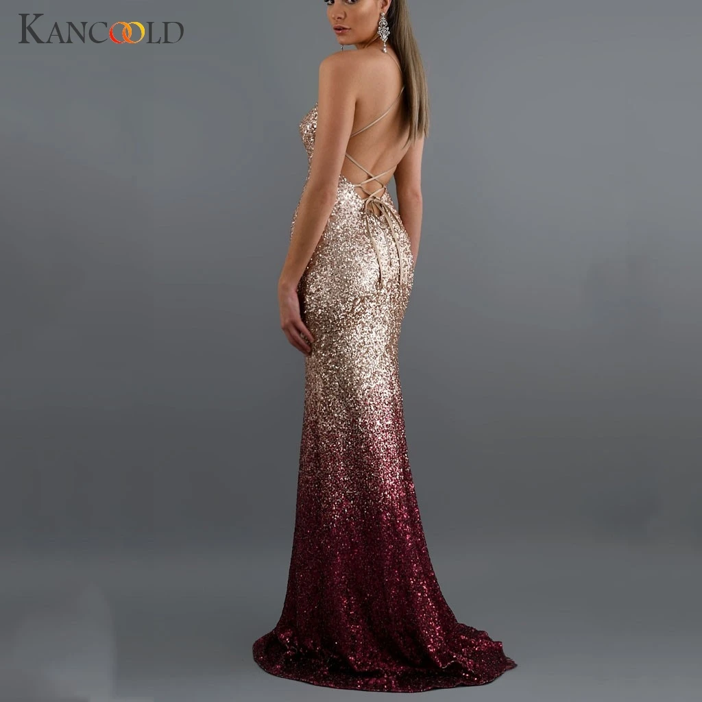 Женское платье трапеция с V образным вырезом и блестками|Женские платья| |