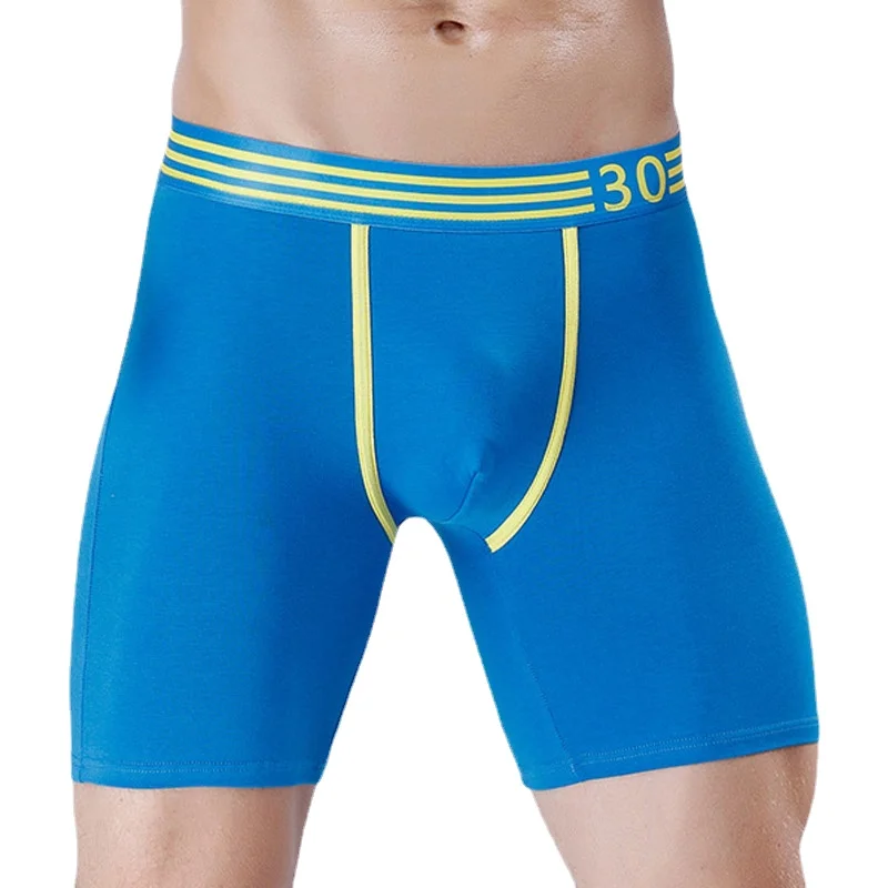 

Brand Underwear Men Long Boxer Shorts Men Panties Boxershorts Natural Cotton High Quality Long Leg Underpants Man Sexy Boxers