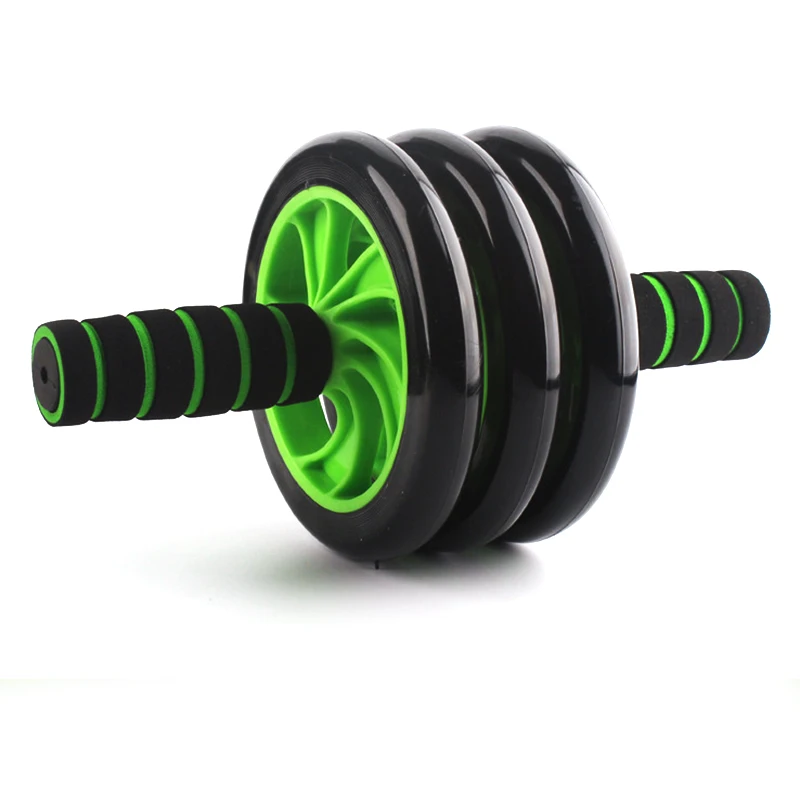 

Unisex 3-wheels Bearing Roller Abdominal Rollers With Pad ABS Wheel Belly Exercise Abdomen Muscle Training Fitness Body Building