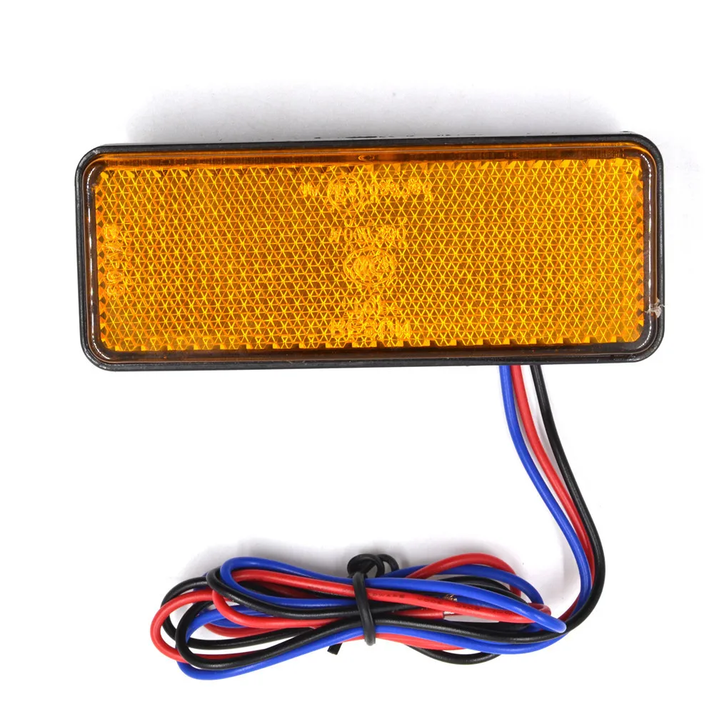 Универсальный светодиодный отражатель, задний стоп-сигнал, габаритный фонарь для автомобилей, грузовиков, прицепов, для мотоциклов Suzuki, BMW, KTM, Yamaha, BMW, Kawasaki