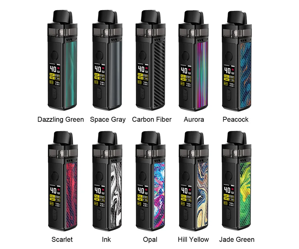VOOPOO VINCI Mod Pod Vape комплект с аккумулятором 1500 мАч и 5,5 мл Pod и 0,96 дюймов TFT цветной экран Vape комплект Vs Vinci X/Drag 2