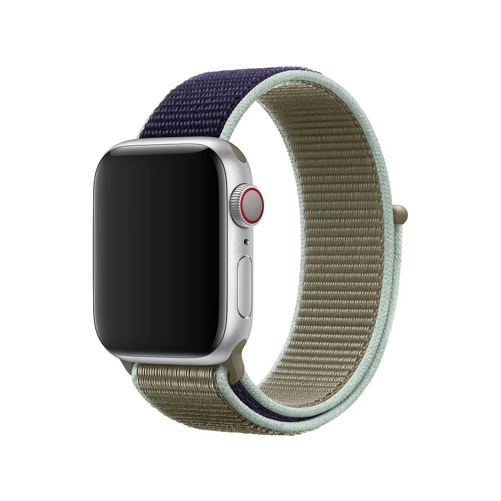 Легкая дышащая нейлоновая Спортивная петля для Apple Watch Series 5/4/3/2/1 42 мм 38 44/40 Band Sport