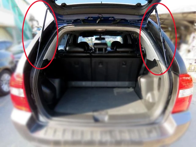 2 шт. Авто багажника загрузки Распорки газа шок подъем Поддержка для Kia Sportage багажник 2004-2007 2008 2009 2010 560 мм задний левый и правый