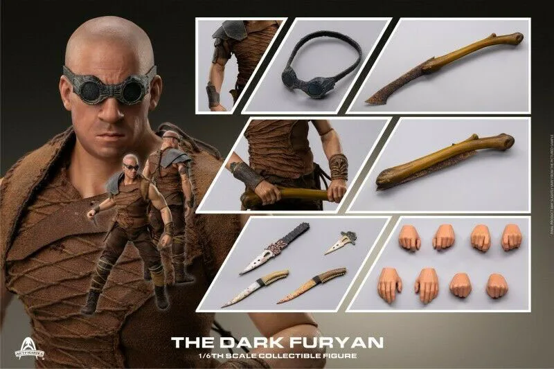 Арт-фигурки AF025 1/6 Vin Diesel экшн-фигурка 12 дюймов Темный фурян 2 0 мужская модель тела