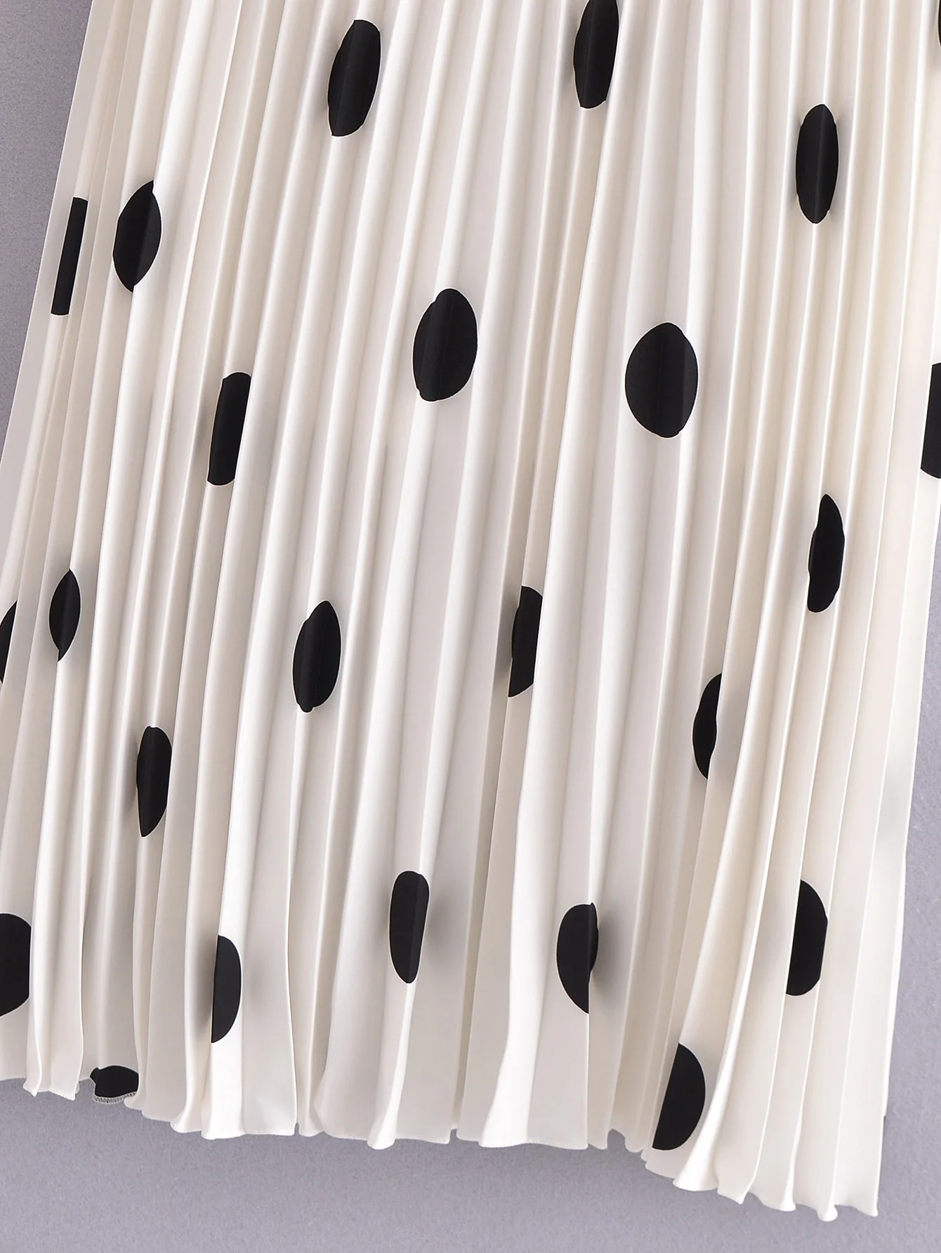 

2021 New Woman Skirts High Waist Pleated Skirt Women Dot Print Skirts Casual Fashion Skirts Mujer Faldas Femme Jupe Streetwear