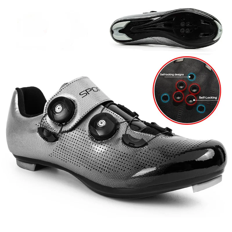 

Sapatilha Ciclismo MTB Cycling Shoes Men SPD Road Bike Shoes Spin Shoes Professional Self-locking Racing Bicycle Sneakers