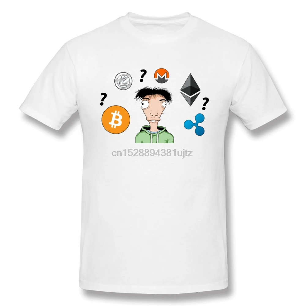 Футболка с коротким рукавом для мужчин Модная хлопковая круглым вырезом принтом