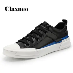 Кроссовки мужские из натуральной кожи, модная повседневная обувь для ходьбы, белые, осень 2020