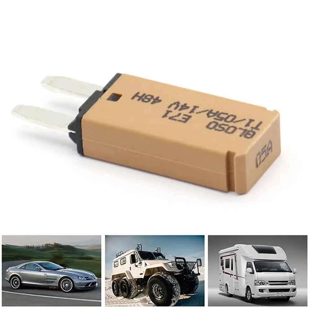 

DC 14V Automatic Reset Mini ATM Circuit Breaker Blade Fuse for Car Truck Boat Marine Auto Replacement with Automatic Recovery
