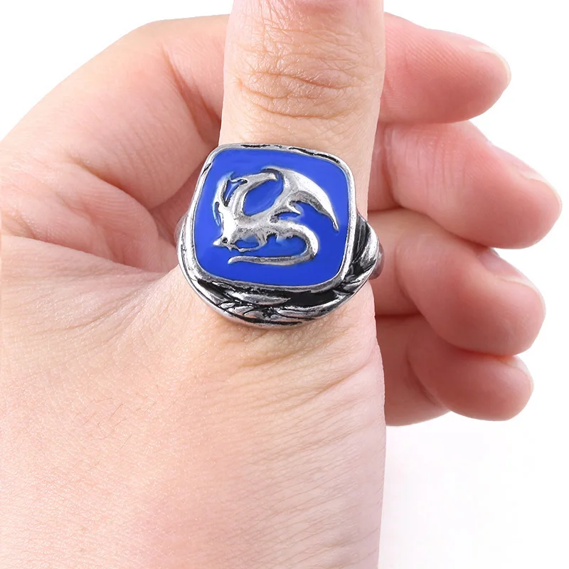 SG горячая Распродажа кольца с темными душами кольцо драконом для мужчин женщин