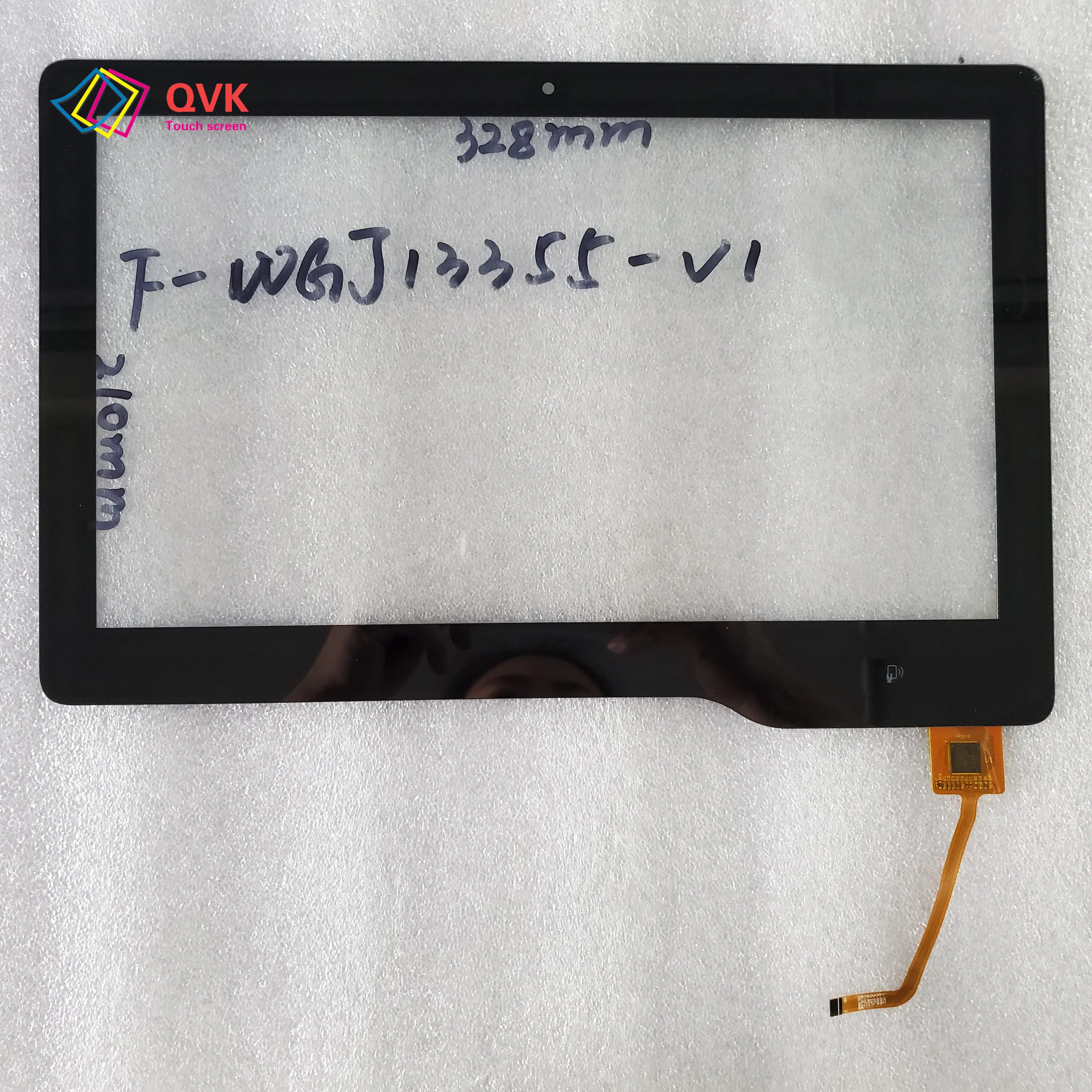 Black 100% New P/N F-WGJ13355-V1 Capacitive touch screen panel repair and replacement parts free shipping