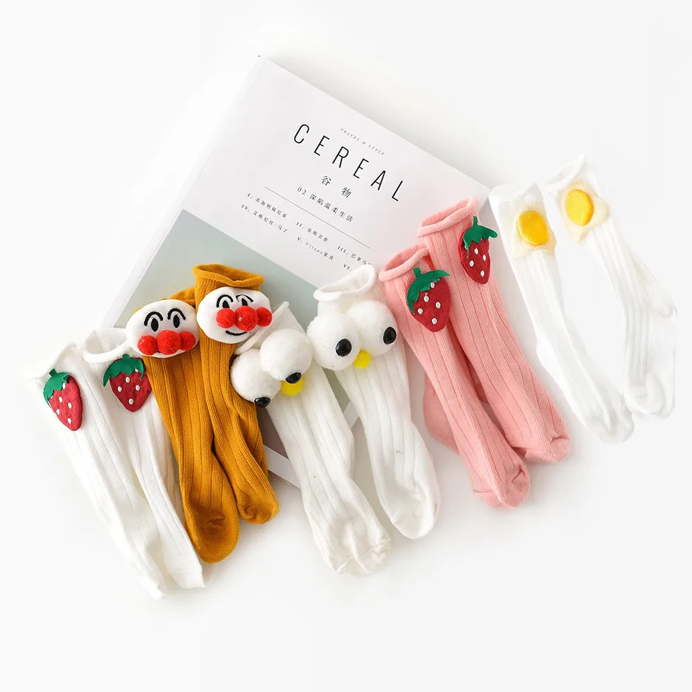 

Brand Children's Clothing New Baby Cute Cartoon Warm Back Socks Men's And Women's Baby Socks Warm Stockings