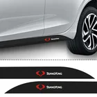 2 шт., наклейки на юбку в полоску сбоку автомобиля, аксессуары для кузова Автомобиля SsangYong Actyon Kyron Korando 2020 2021 Rexton Tivoli