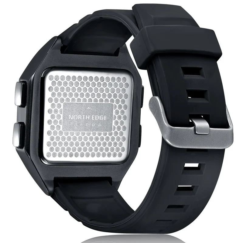 Часы NORTH EDGE мужские цифровые армейские спортивные водонепроницаемые с Gps