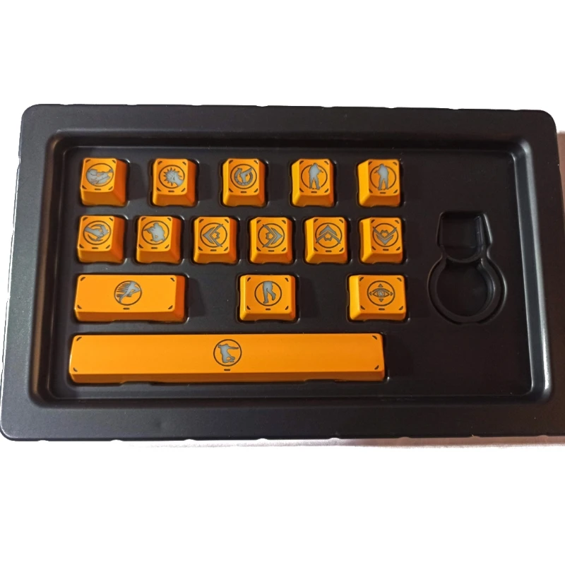 

15 keys E-BLUE ABS Backlight Keycap Mechanical Keyboard Keycap for CS GO PUBG with free key cap puller