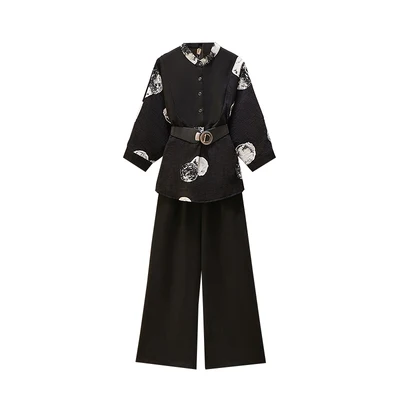 

Trendy 2 Piece Set Women Pantalones De Fiesta Mujer Elegante Survetement Femme Womens Matching Set Clothing Woman Suit