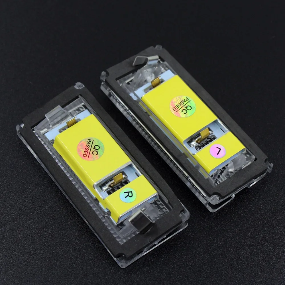 1 пара светодиодный светильник без ошибок для номерного знака BMW E46 4D 4 дверный