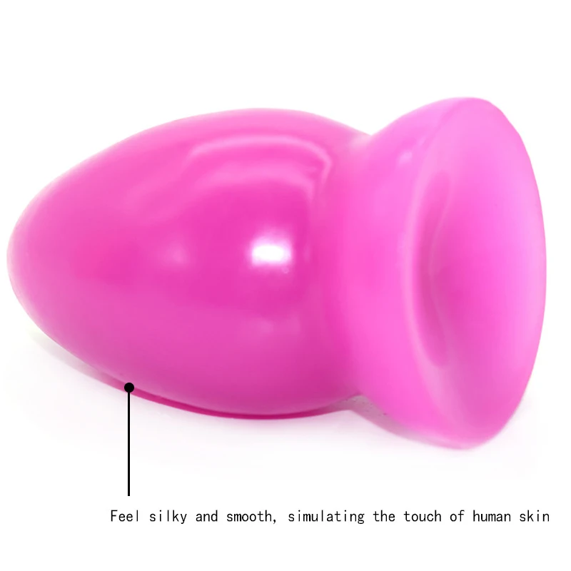 Анальная пробка SMMQ анальная в форме манго мягкие анальные шарики толстые