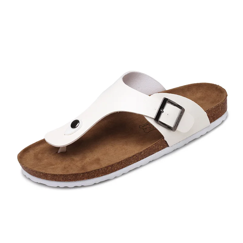

Lovers cork slippers men summer pinch beach sandals and slippers trend sandals casual flip flops women Men Beach Flip-flops