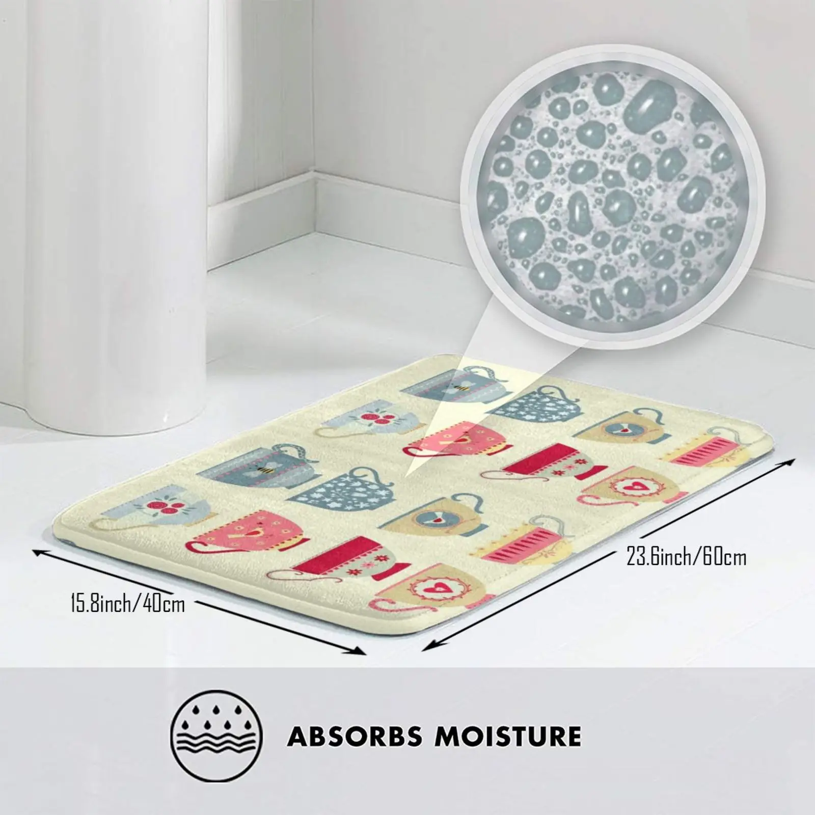 Коврик для чайных чашек ковер противоскользящие напольные коврики спальни