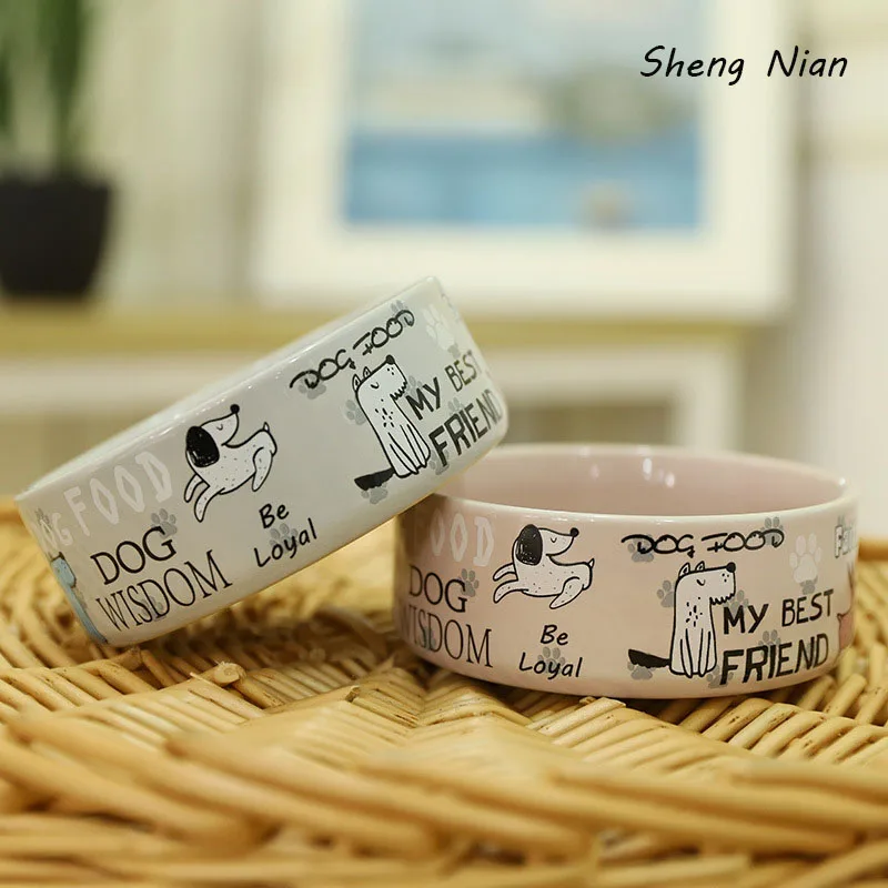 Здоровая керамическая миска для кошек, легко чистится, устройство для кормления, милая забавная миска с буквенным узором, питьевая еда, това...