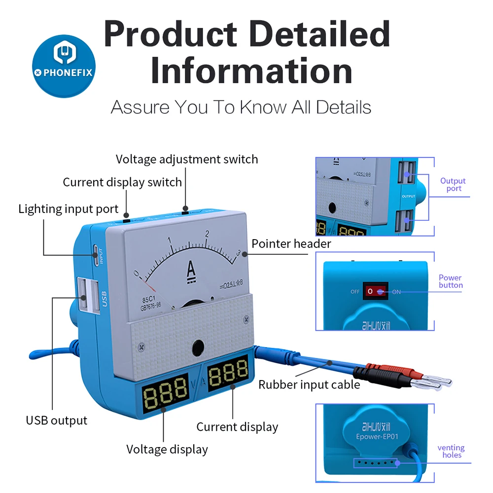 Новый Улучшенный измеритель мощности для интеллектуального обслуживания JC AiXun