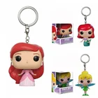 Карманная Принцесса Ариэль брелок экшн-фигурка игрушки Тинкер колокольчик экшн-фигурка игрушка для детей Подарки