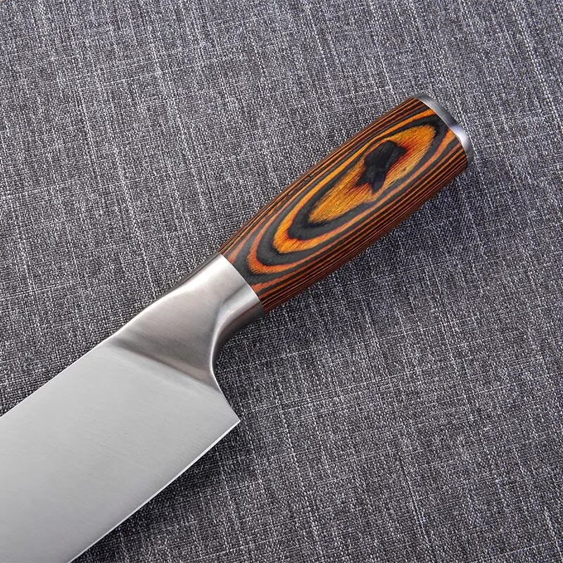 

GEMOTU 4Cr13 steel 7inch SHARP hight quality chef knife bread kitchen knife