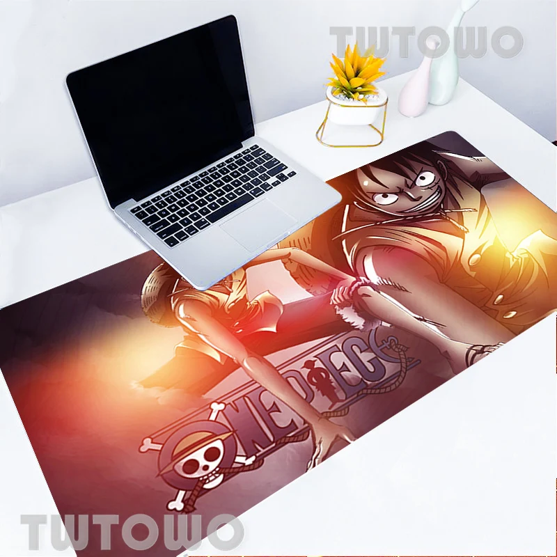

Mouse pad One Piece anime cartoon Game mini pc Pad Rubber Art Speed Painting Mousepad bigl Size for 400X900mm Gaming Mousepad