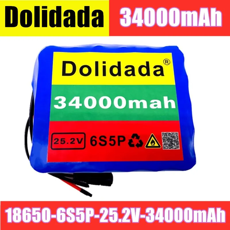 

18650 24V 34Ah li-ion battery pack 25.2v 34000mAh electric bicycle moped /electric/lithium ion battery pack Dynamic and powerful