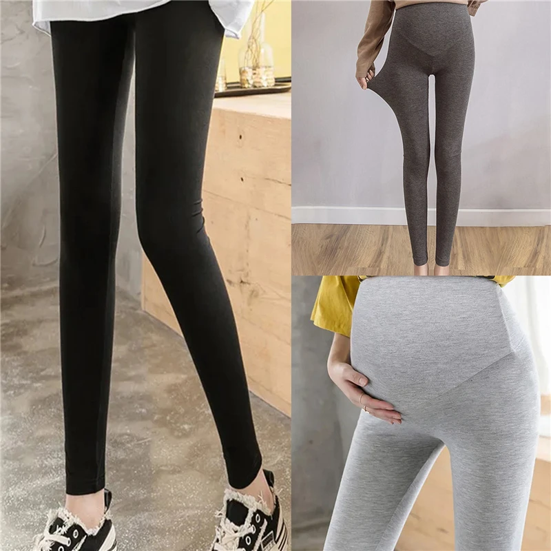 

Women Pregnant Leggings Spring Tight Stretch Slim Legging Tide Mother Loaded Wear Maternity Legging Female Flexible Leggings