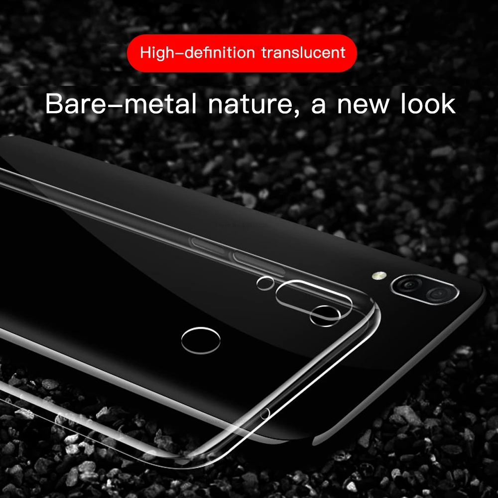 Прозрачный чехол для Honor 8X мягкий силиконовый из ТПУ защитный прозрачный Huawei P30 P20