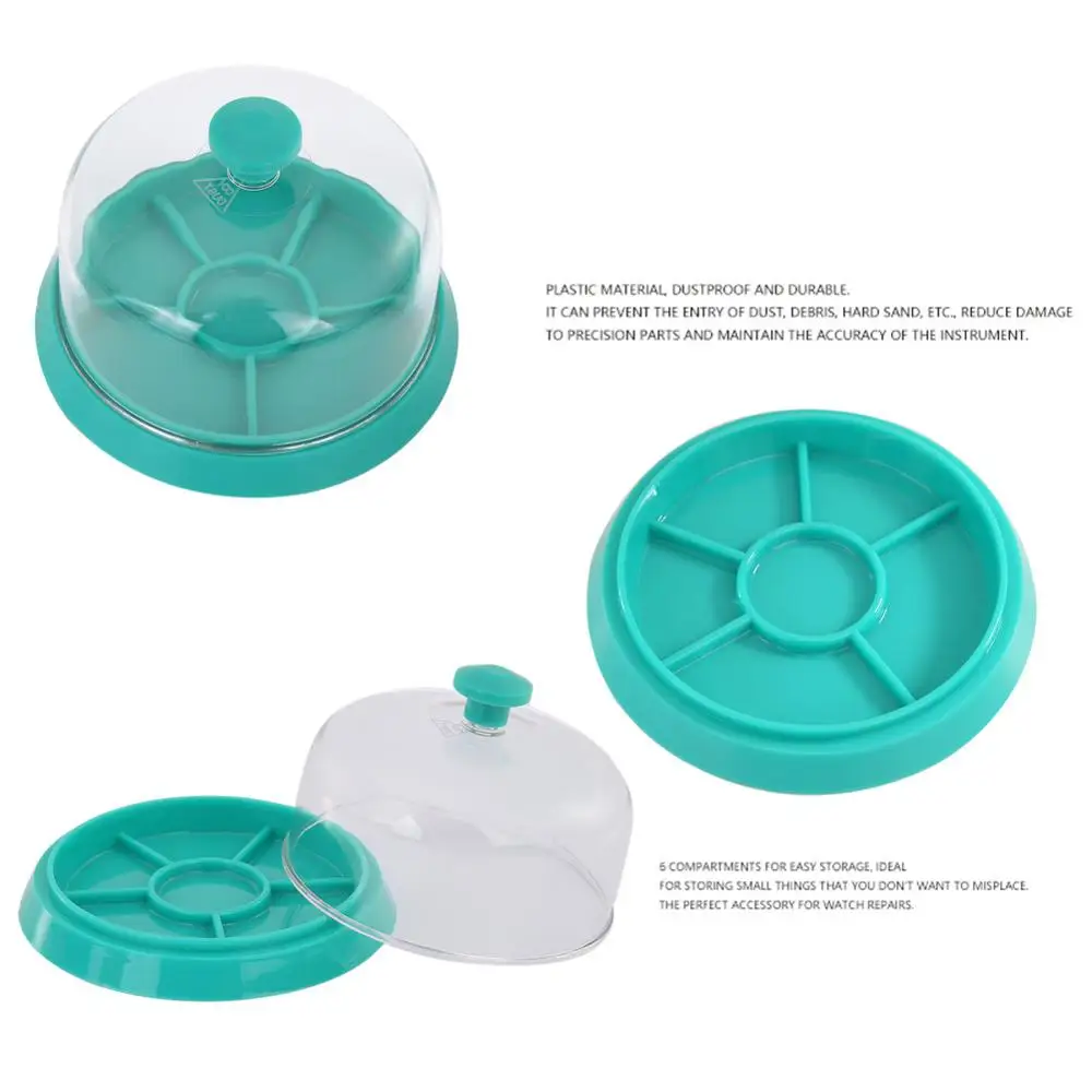 6 слотов для часов вакуумная Пылезащитная крышка с лотком запасной протектор