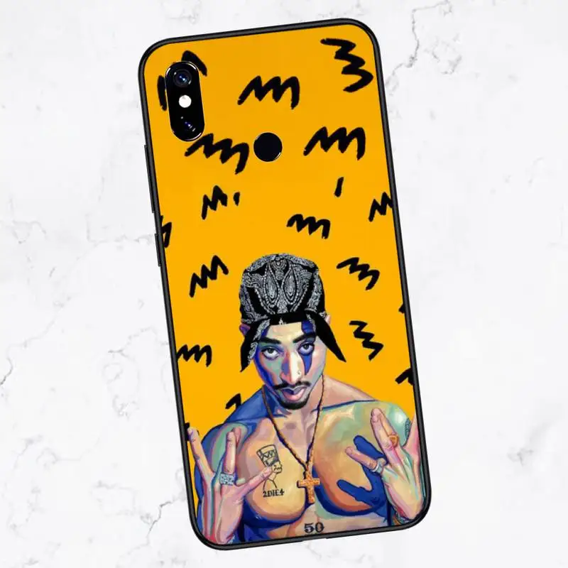

2pac tupac Phone Case For Xiaomi Mi A1 A2 5 6 6PLUS 8 9 SE Lite MIX 2 2S MAX 2 3 Pocophone F1