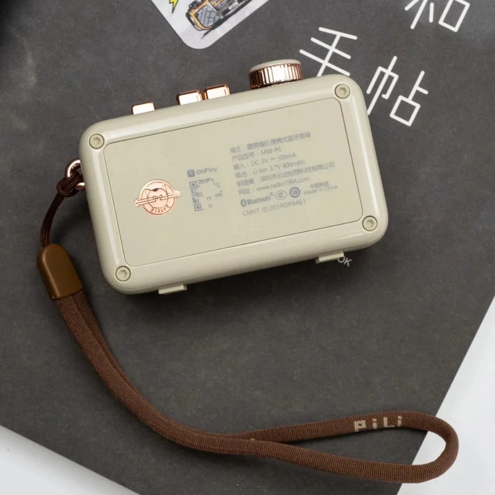 MUZEN миниатюрный металлический стерео Bluetooth-динамик PiLi Player MW-P6 Портативный