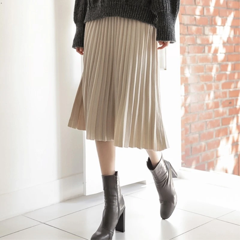 701-2019 новые зимние вязаные измельченные длинные женские юбки юбка для девочек |