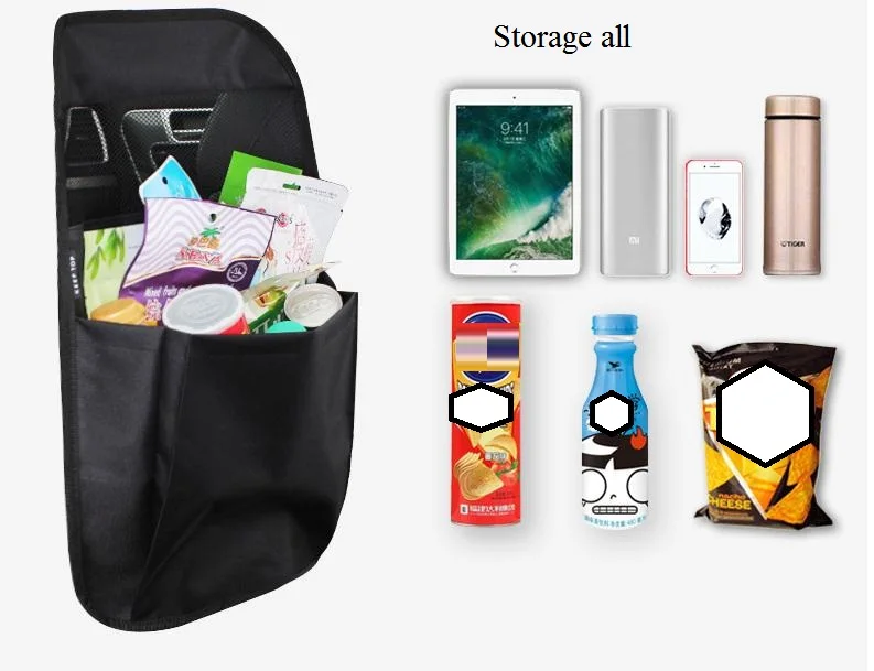 Наполнение двух передних сидений автомобиля сумка-Органайзер для хранения