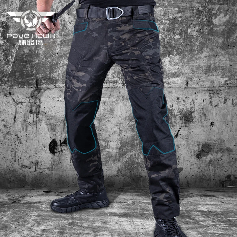 Брюки карго мужские/женские тактические камуфляжные из хлопка|Повседневные