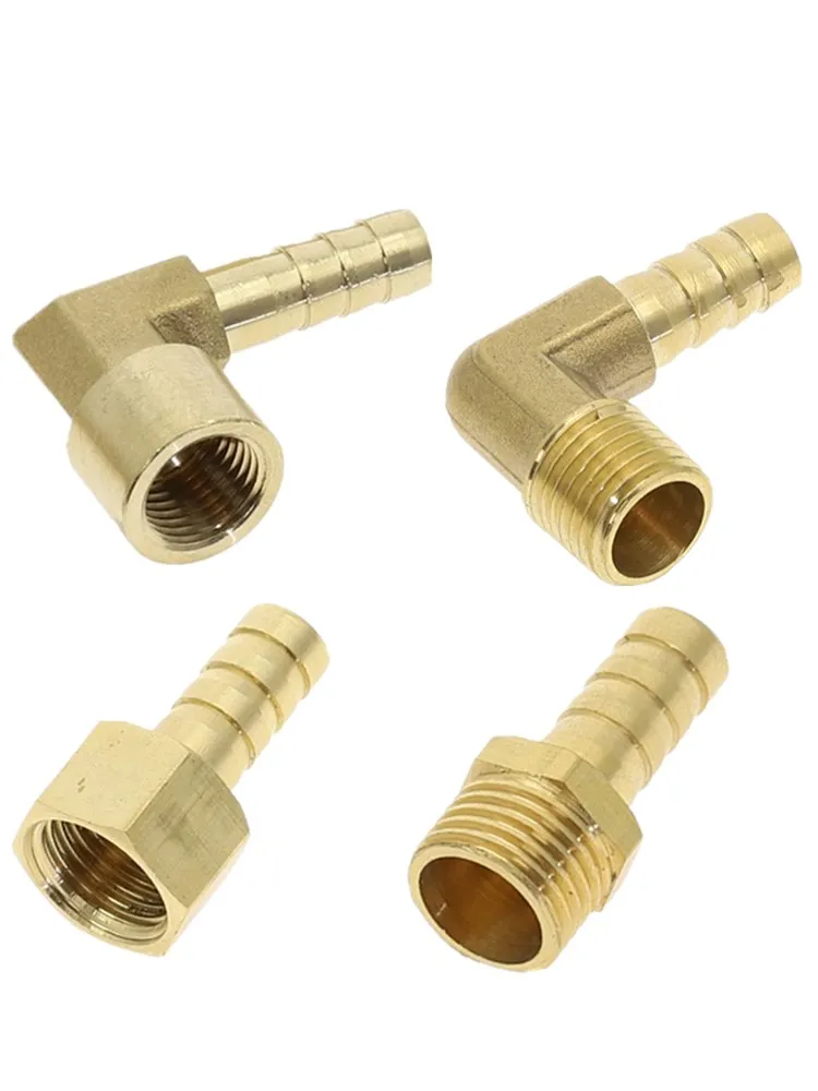 Brass BSP Male Female Right Angle Elbow Coupler Fitting Adapter 1/4",1/2",3/4" 