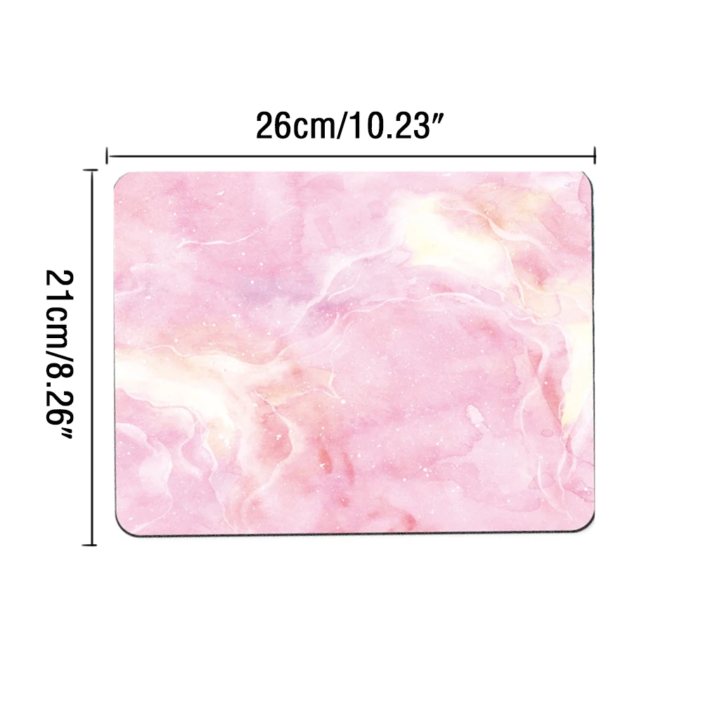 

Double-side Portable Marble Non-slip Mouse Pad Desk Mat Desktop Accessories Office Desk Organizer Computer Games Pad